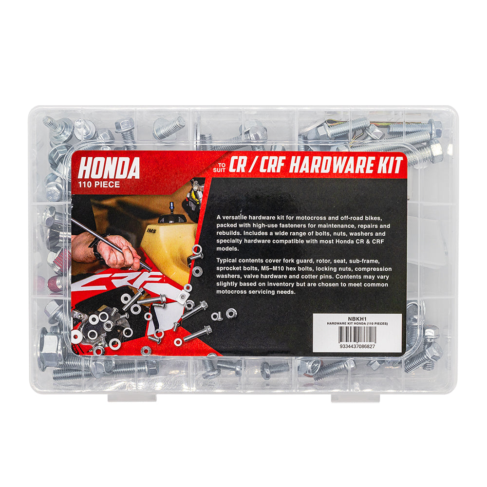 110 Pieces Hardware Kit Fit For Honda CR CRF Nut Bolt Screws Mounting Motorcycle