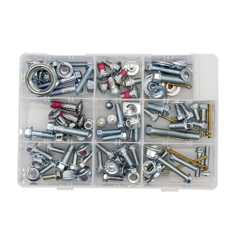110 Pieces Hardware Kit Fit For Kawasaki KX KXF Nut Bolt Screws Mounting