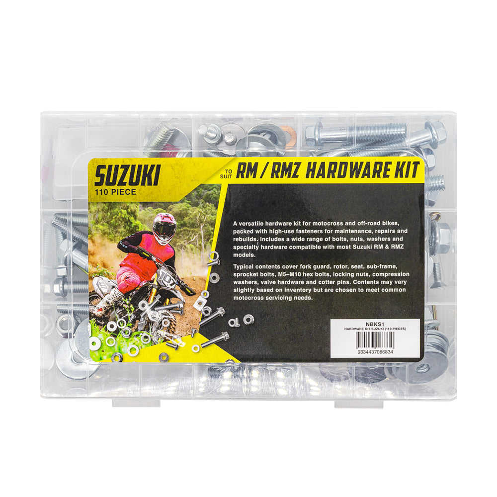 110 Pieces Hardware Kit Fit For Suzuki RM RMZ Nut Bolt Screws Mounting