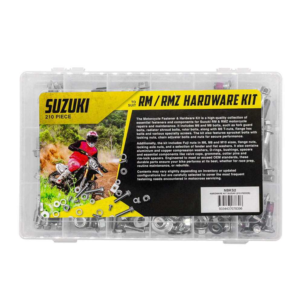 210 Pieces Hardware Kit Fit For Suzuki RM RMZ Nut Bolt Screws Mounting