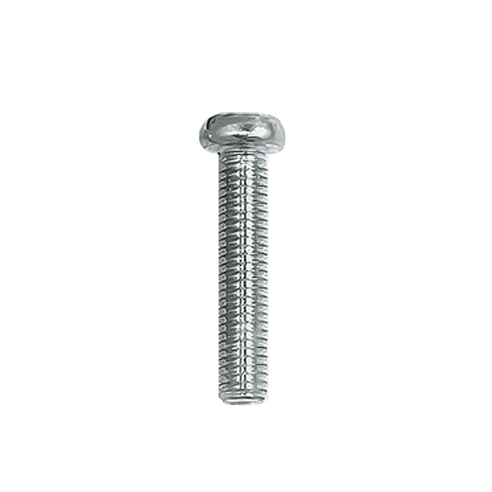 25Pcs Pan Head Machine Screws 6 X 30mm Fully Threaded Bright Finish