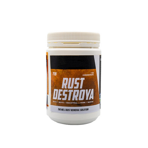 Rust Destroya Remover Concentrated Solution 1Kg All Metals Removes Oxides