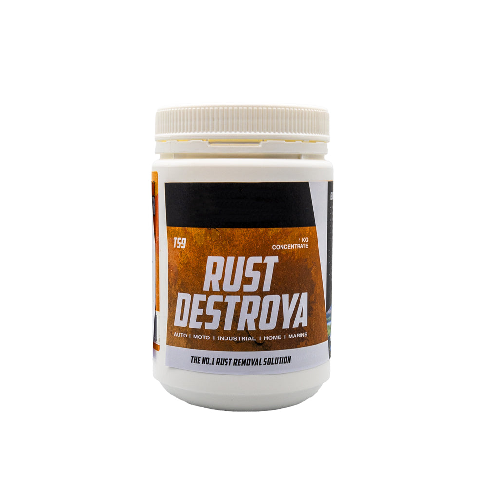 Rust Destroya Remover Concentrated Solution 1Kg All Metals Removes Oxides
