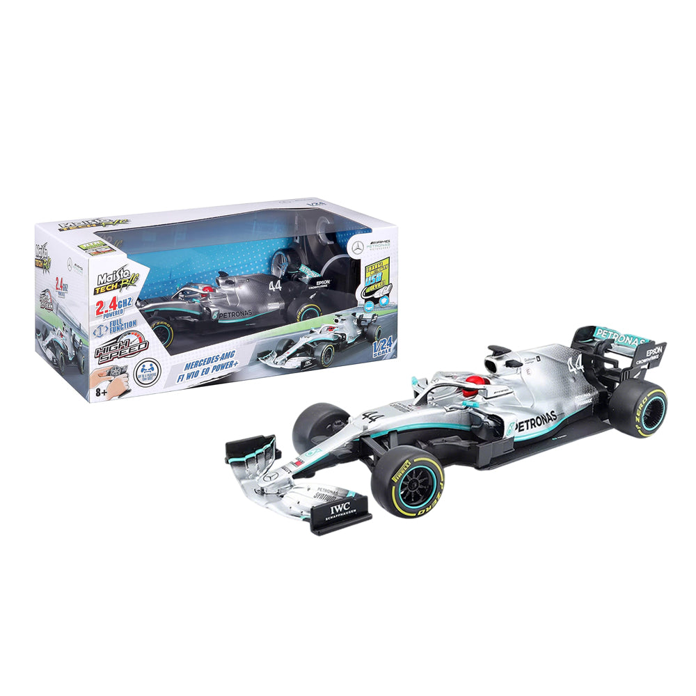 Maisto Tech Licensed 1:24 Scale 2.4GHz Mercedes AMG F1 W10 EQ Remote Control Car Multicolor