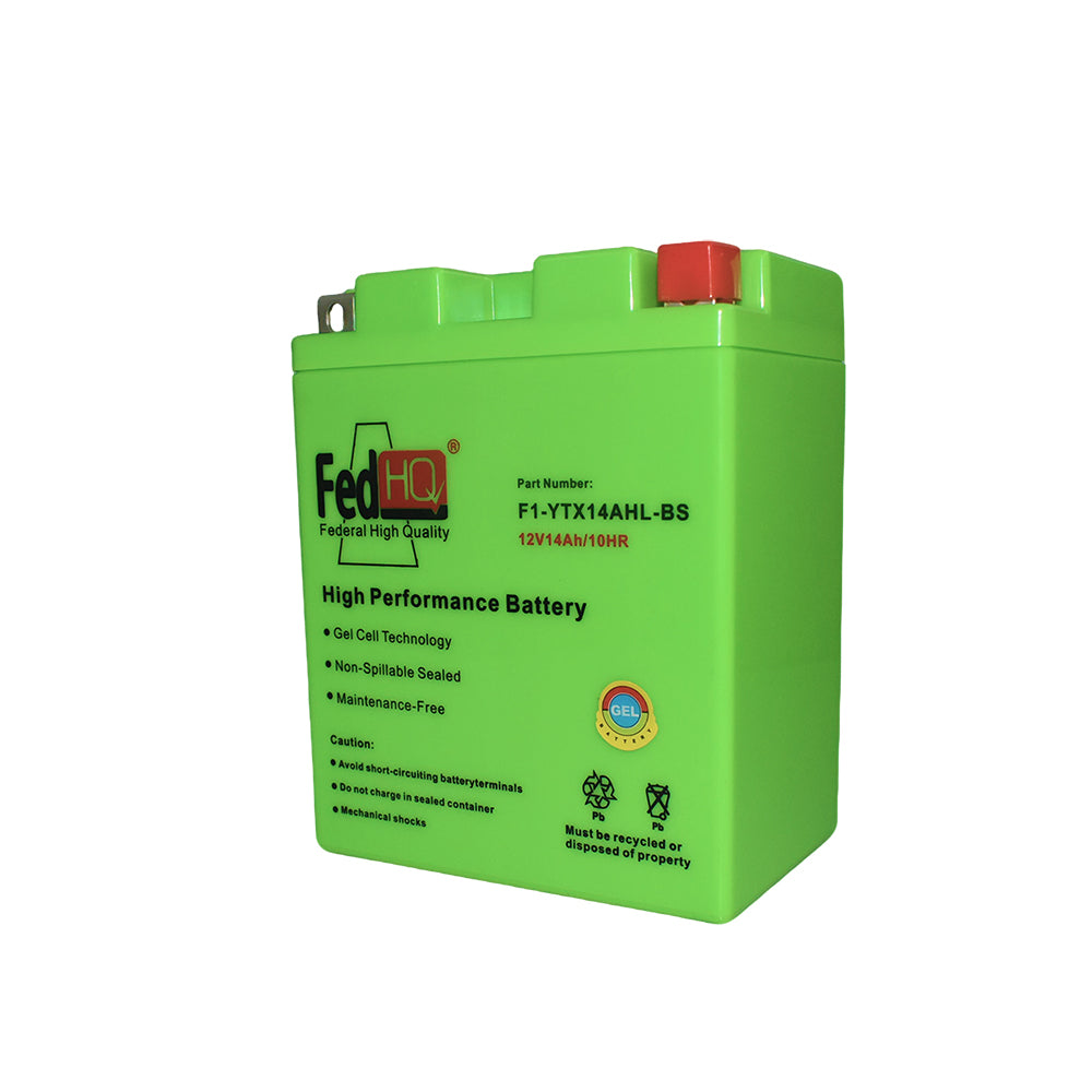 YTX14AHL-BS Motorcyle GEL Battery Fit For Honda CX500 CX500C CX500D CX500T 1978-1982