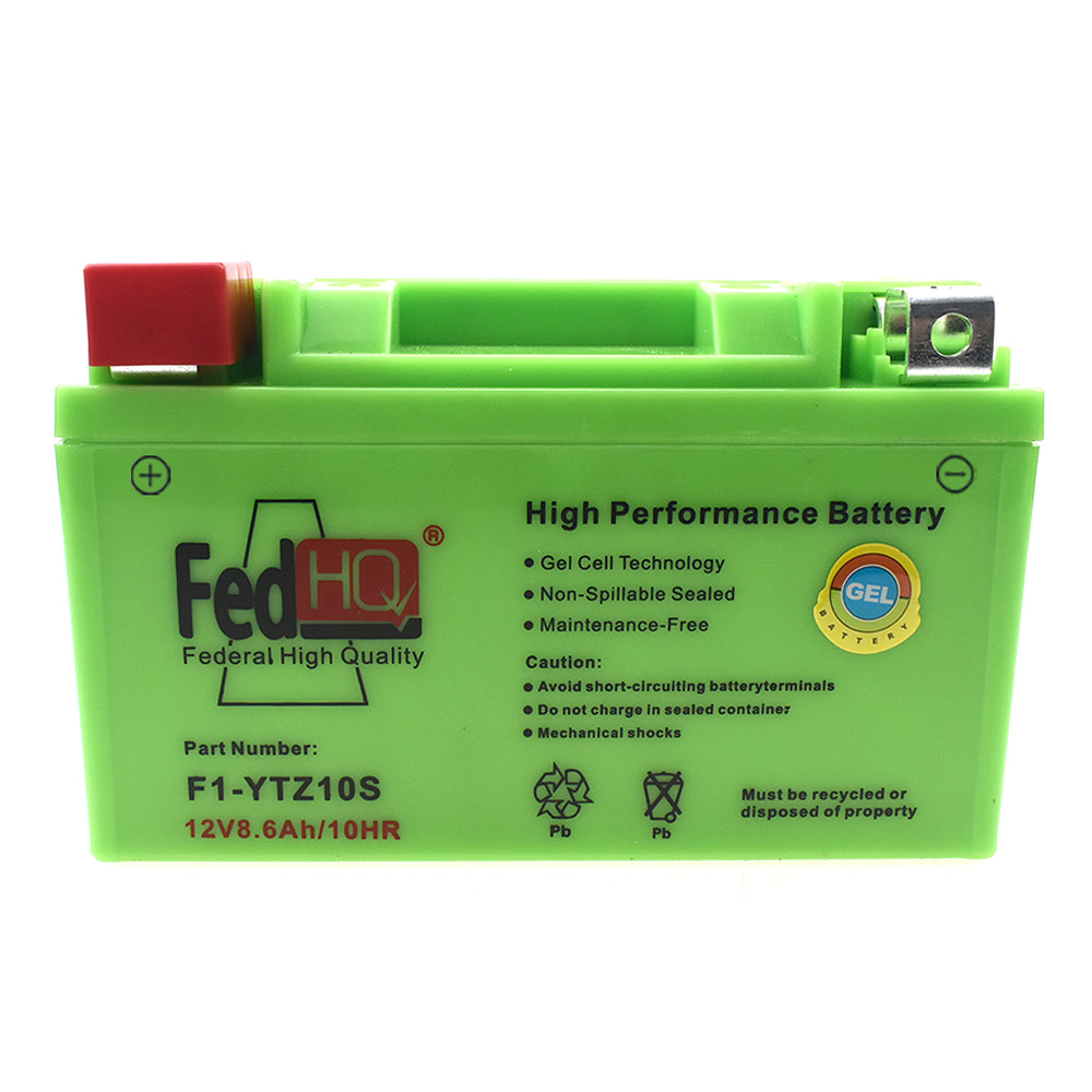 YTZ10S Motorcycle GEL Battery 12V 8.6Ah For Yamaha FZ-10 Kawasaki ZX10R ABS Honda CBR1000RR