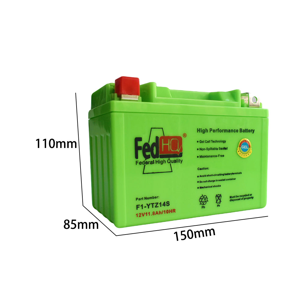 YTZ14S GEL Battery Fit For Honda VT750S Shadow Spirit 2010-2012 ST1300A 2003-2013