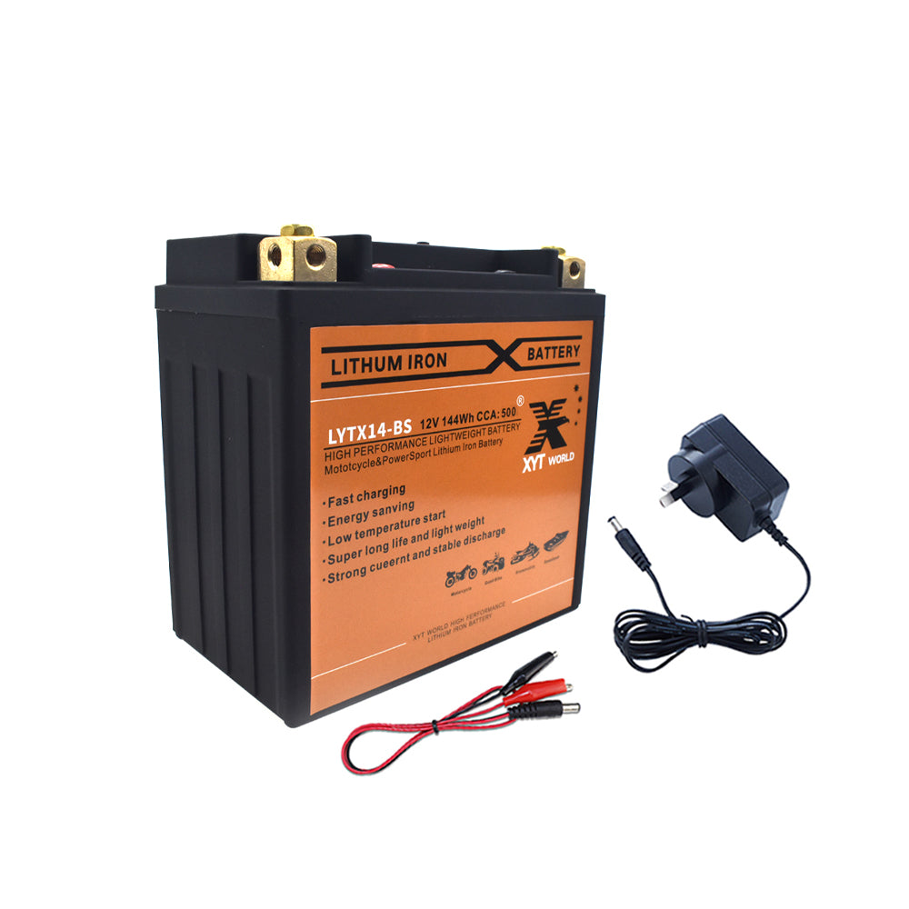 LYTX14-BS Motorcyle Lithium Battery For Triumph Tiger 900 955 1050 Kawasaki etc.