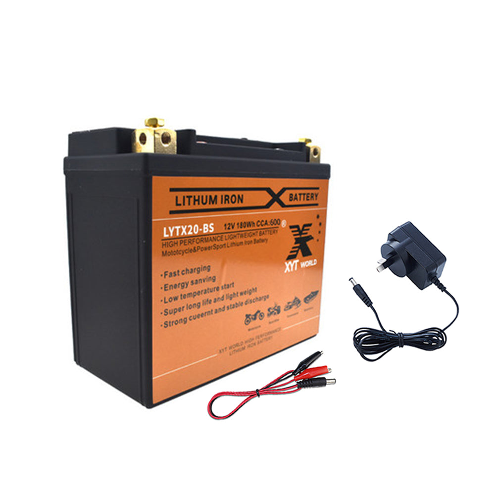 LYTX20-BS Motorcyle Lithium Battery For Harley-Davidson XL 1000 1100 1200 Ducati