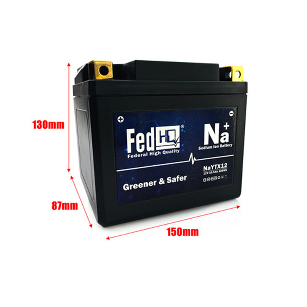 YTX12-BS Sodium Ion Battery For Honda FL350R Odyssey Aprilia Arctic Cat Kawasaki Suzuki Triumph