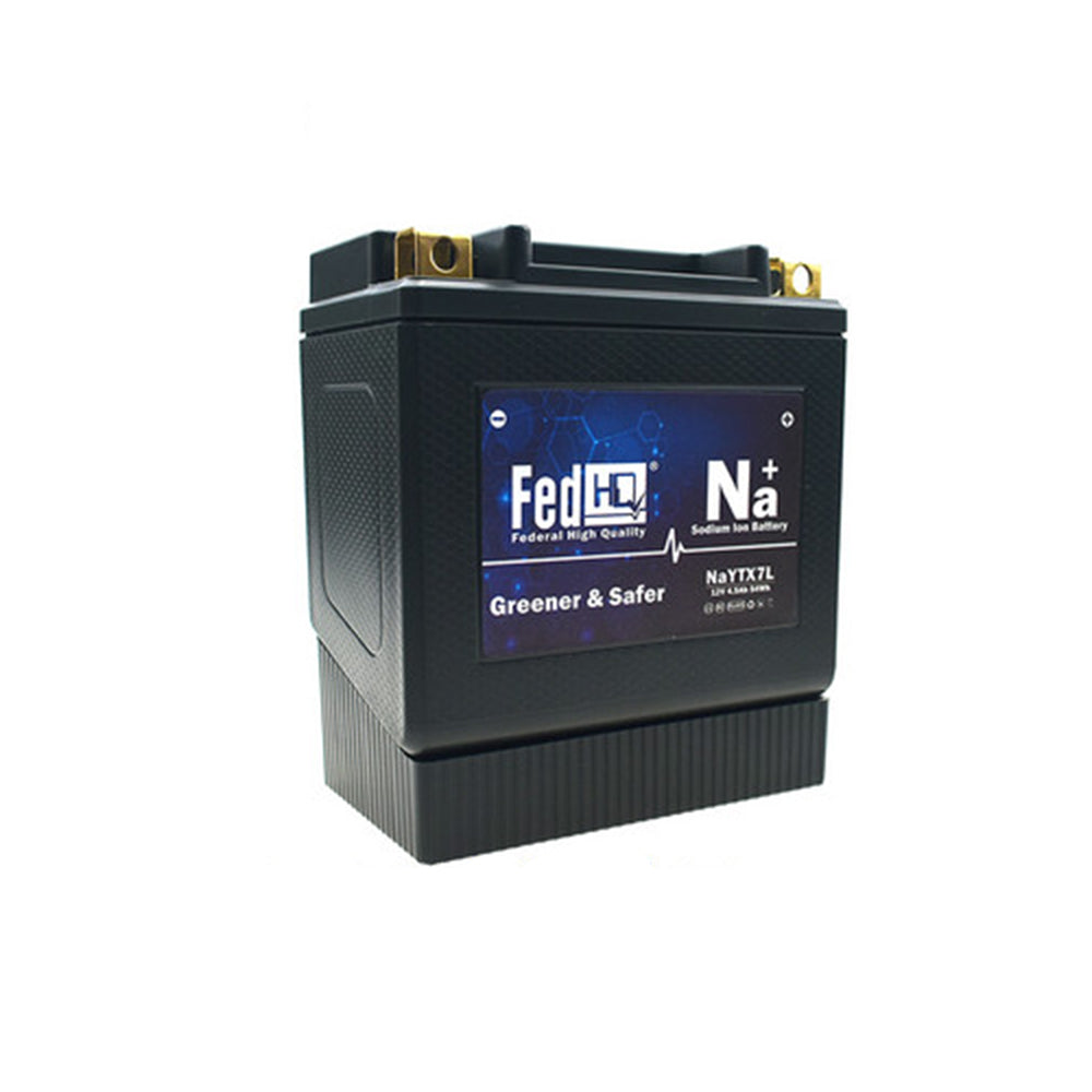 YTX7L-BS FedHQ Sodium Ion Battery 12V 54Wh For Honda XL250 Suzuki VL250 Yamaha KTM Kawasaki