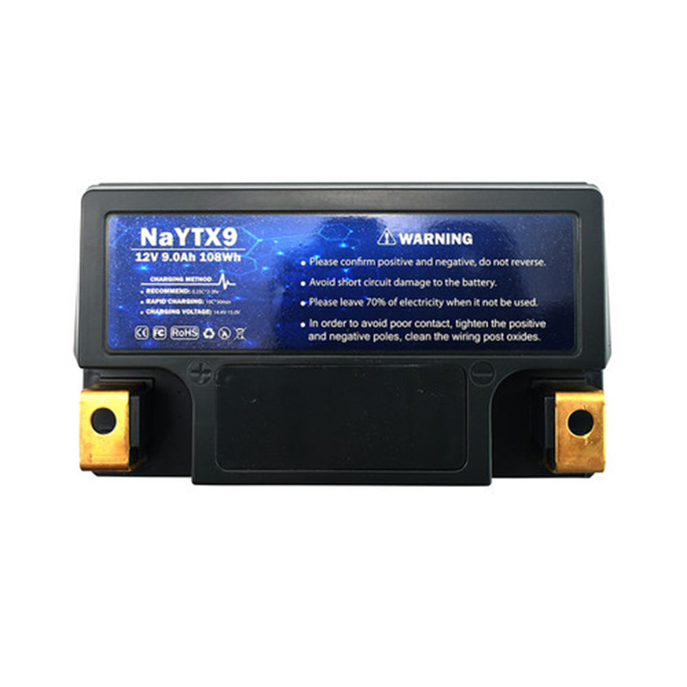 YTX9-BS Sodium Ion Battery For Kawasaki EX400 Ninja 400 ABS Royal Enfield Classic 350 Honda Suzuki Polaris