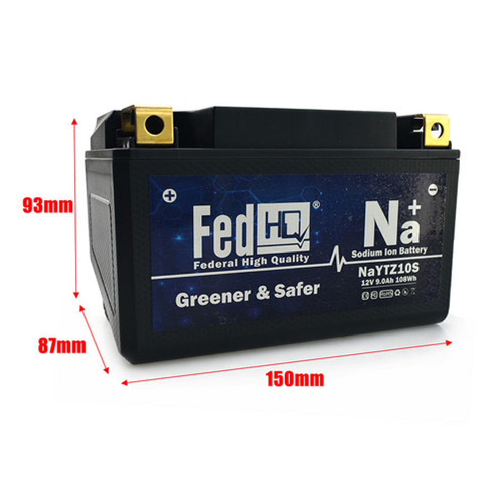YTZ10S Sodium Ion Battery For Honda CBR954RR CBR1000R Yamaha XTZ7 Tenere BMW G650 S1000R Kawasaki MV Agusta