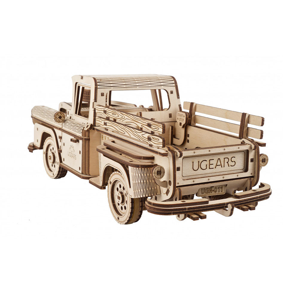 Made in Ukraine UGears Wooden 3D Puzzles Pickup Lumberjack Truck Model Kit
