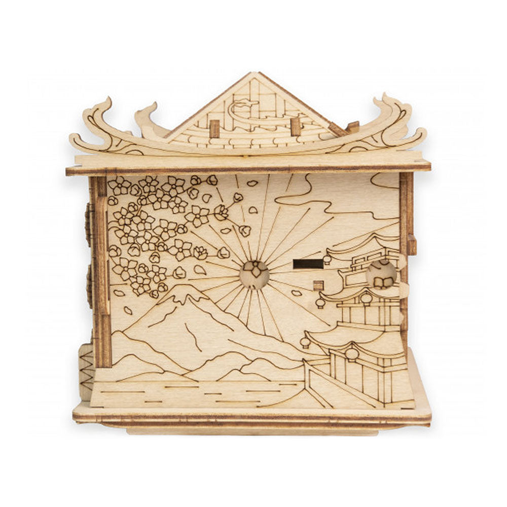 Escapewelt House Of The Dragon Stock Received Wooden 3D Puzzle Model Kit