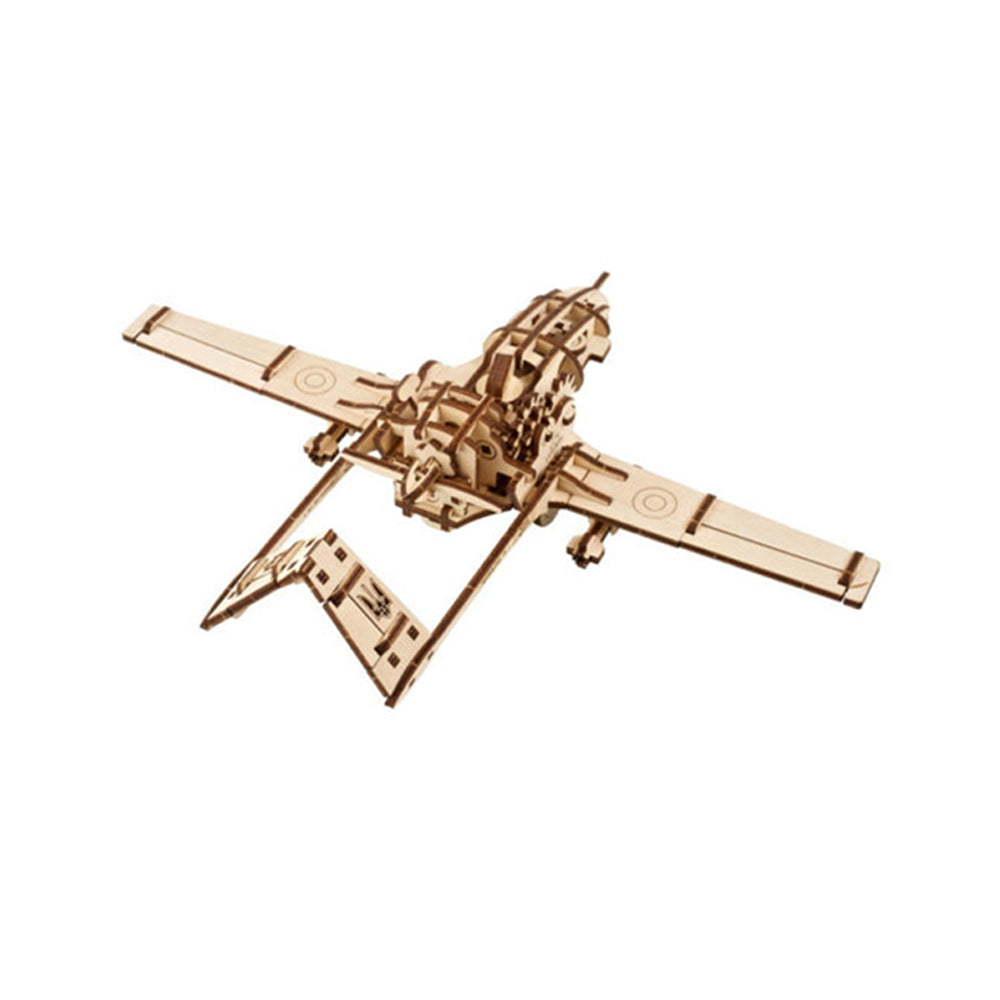 Ugears Bayraktar TB2 Combat Drone Mechanical 3D Wooden Puzzle 125pcs Model Kit