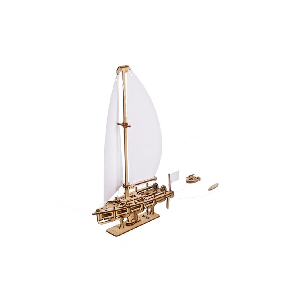 Ukraine Made Ugears Ocean Beauty Yacht Mechanical 3D Wooden Puzzle DIY Model