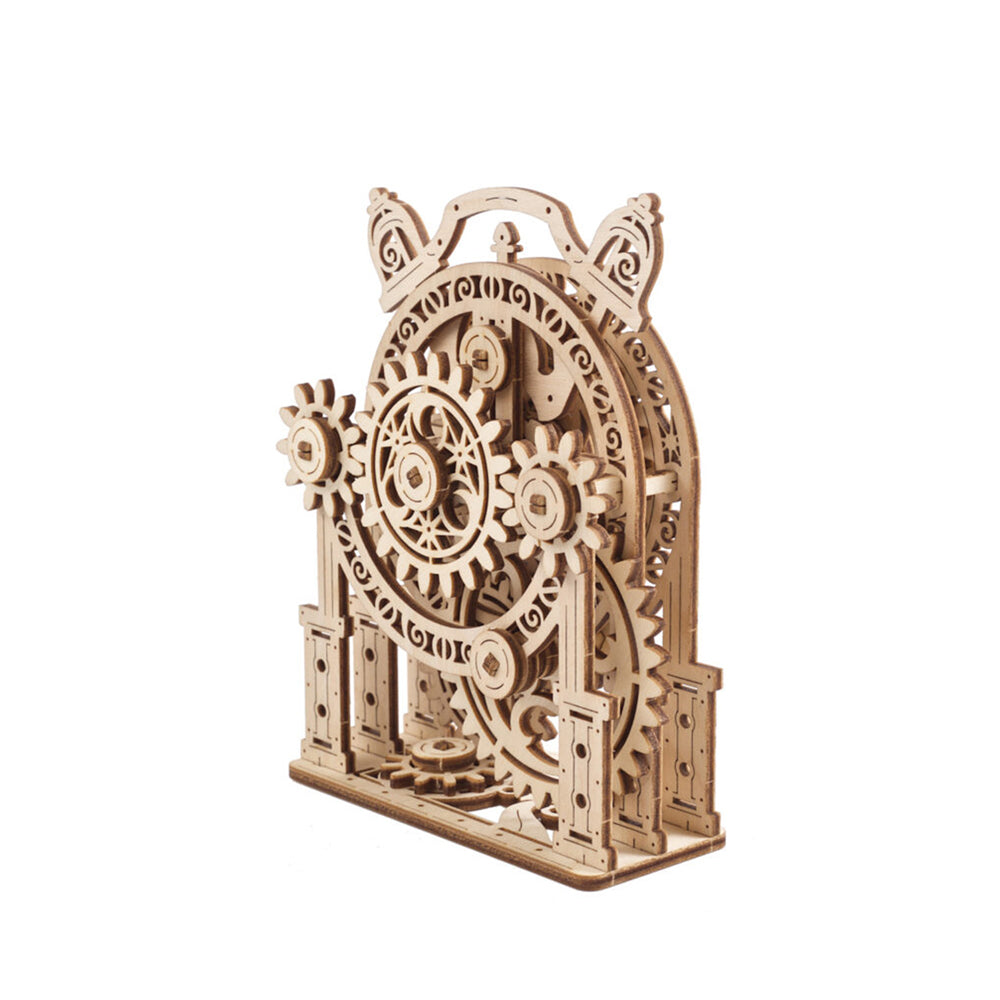Ugears Vintage Alarm Clock Wooden Mechanical 3D Puzzle Model Assembly Kit