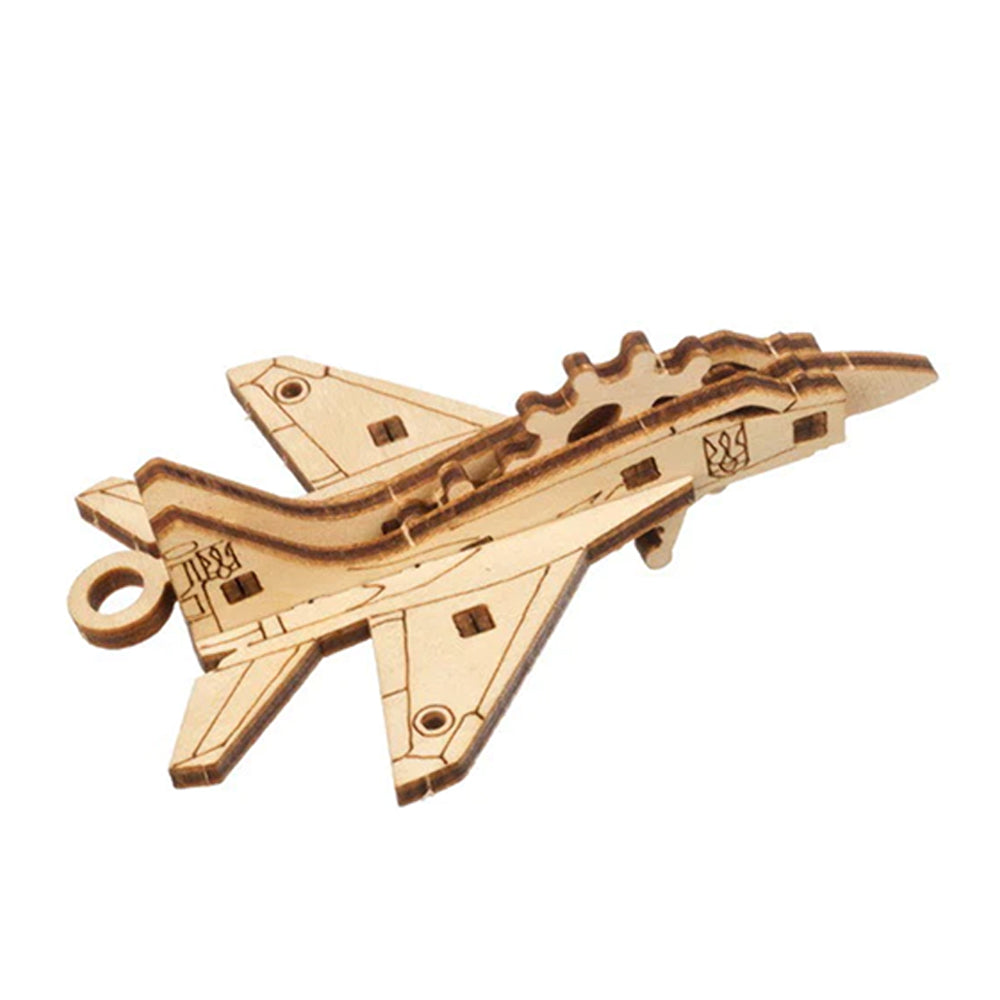 Ukraine Made Ugears U-Fidgets Bravery Wooden Mechanical 3D Puzzle DIY Kit