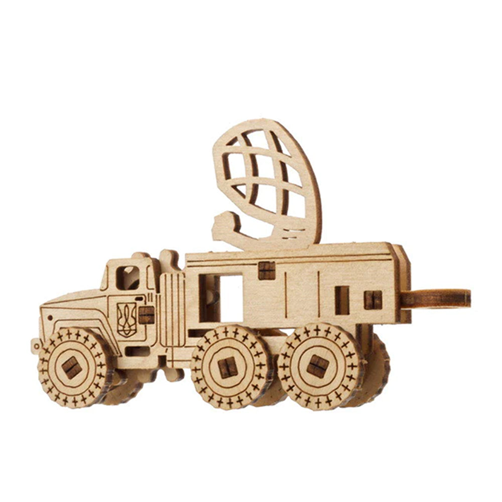 Ukraine Made Ugears U-Fidgets Bravery Wooden Mechanical 3D Puzzle DIY Kit