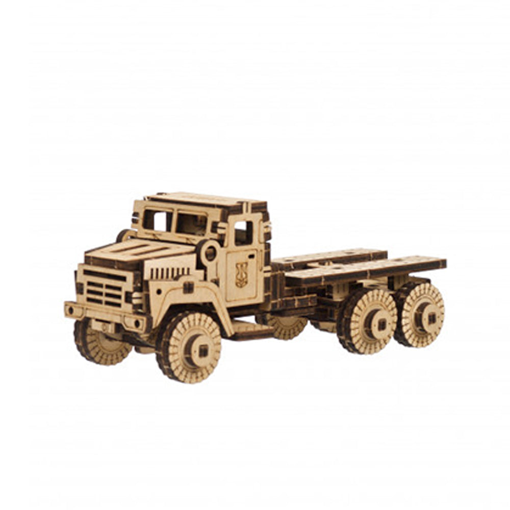 Ukraine Made Ugears Military Truck Wooden Mechanical 3D Puzzle Model Kit