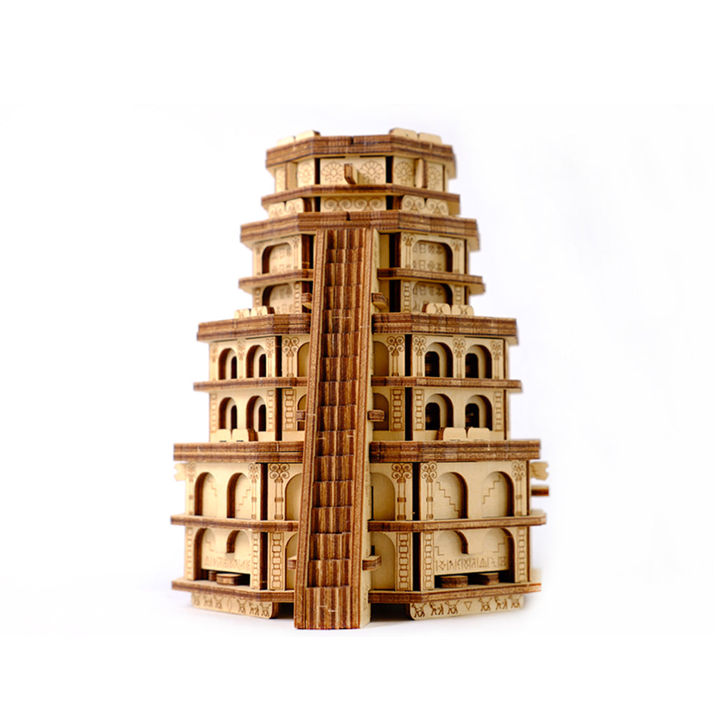 Escapewelt Quest Tower Wooden Puzzle Box Room Style Model Kit