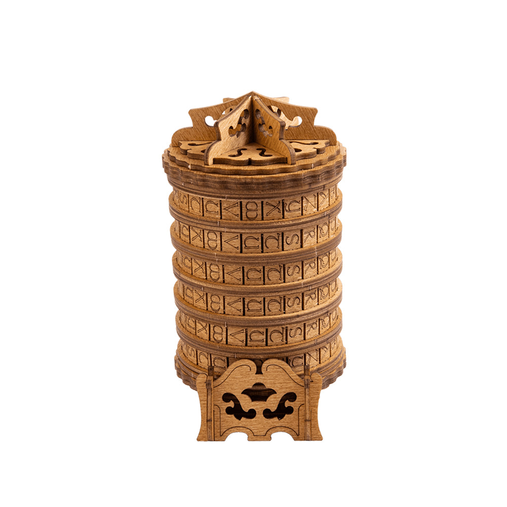 Escapewelt Cryptex Code Box Wooden Puzzle Model Toy Kit