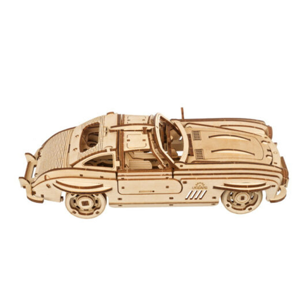 Ukraine Made Ugears Winged Sports Coupe 3D Wooden Model Assembly Kit