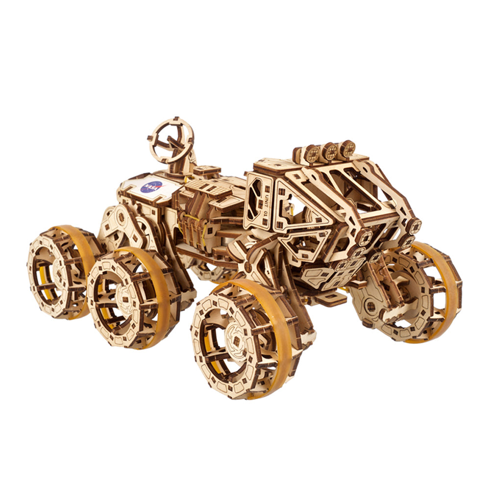 Ukraine Made Ugears Manned Mars Rover 3D Mechanical Wooden Model Kit