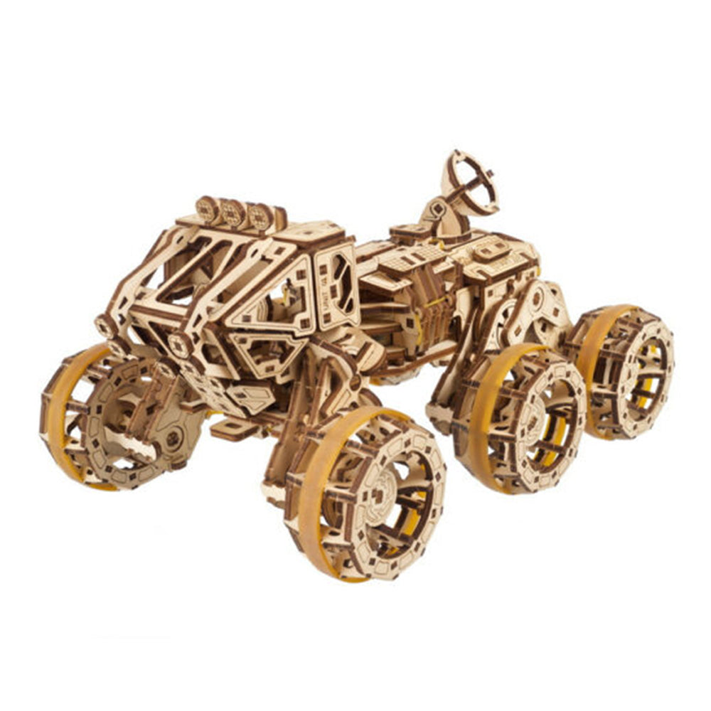 Ukraine Made Ugears Manned Mars Rover 3D Mechanical Wooden Model Kit