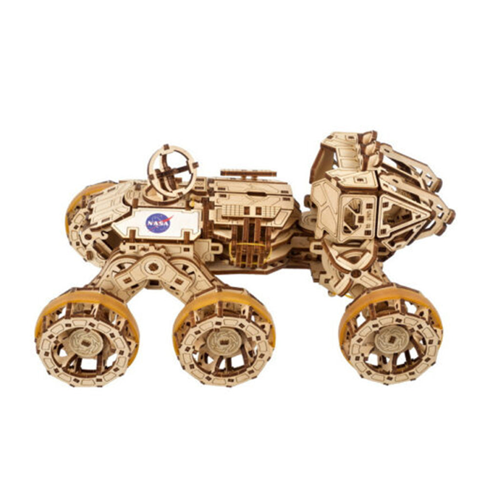 Ukraine Made Ugears Manned Mars Rover 3D Mechanical Wooden Model Kit