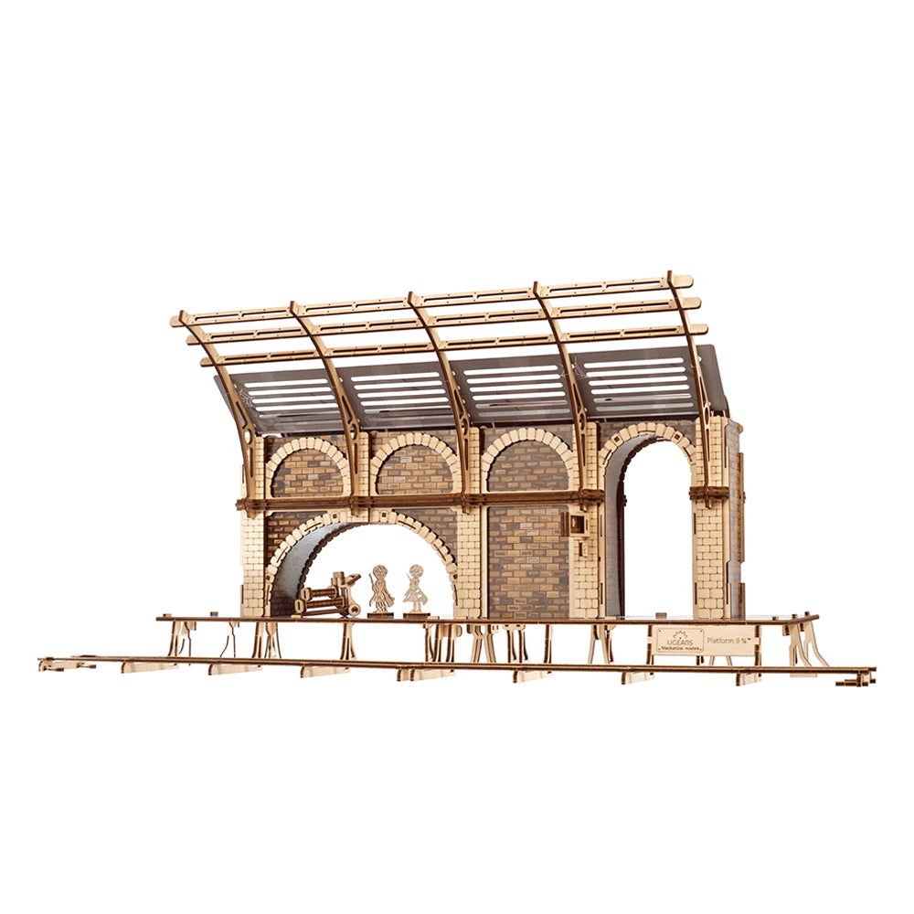 Ukraine Made Ugears Harry Potter Platform 9 3/4 Mechanical Wooden 3D Model Kit