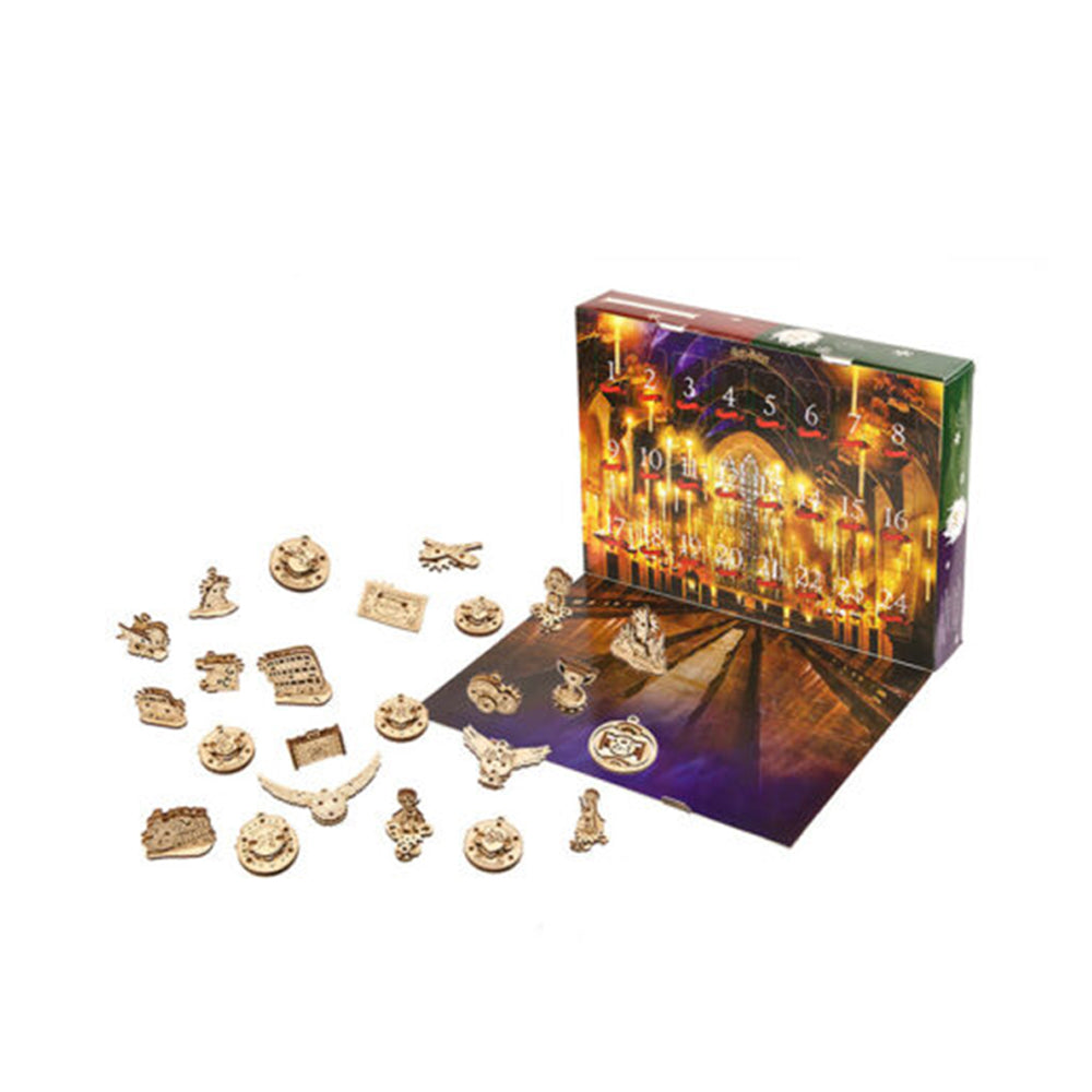 Ugears Harry Potter Advent Calendar Collection Wooden 3D Puzzle Model Kit
