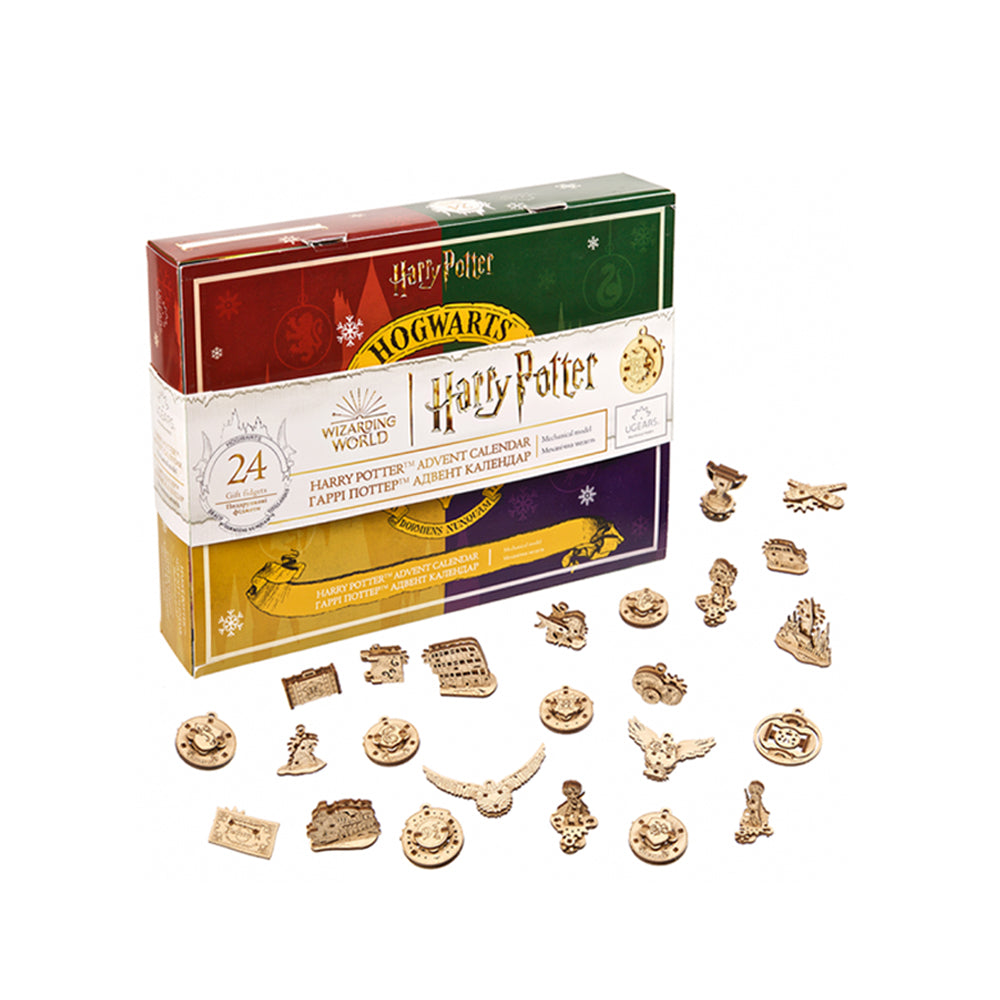 Ugears Harry Potter Advent Calendar Collection Wooden 3D Puzzle Model Kit
