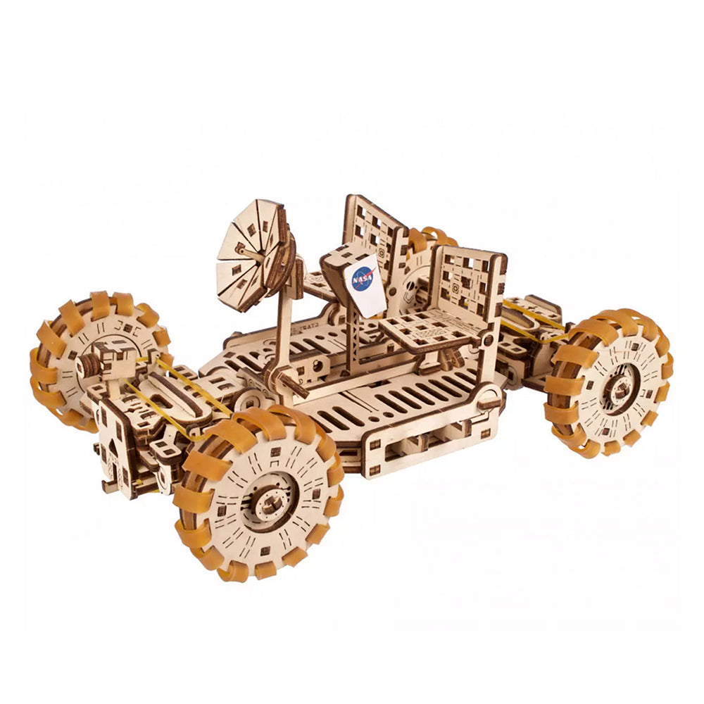 Ukraine Made Ugears NASA Lunar Rover Wooden Mechanical Puzzle Model Kit