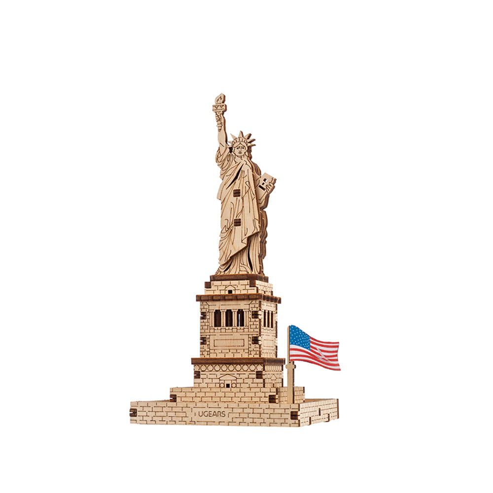Ukraine Made Ugears Statue Of Liberty 3D Wooden Puzzle Model Kit