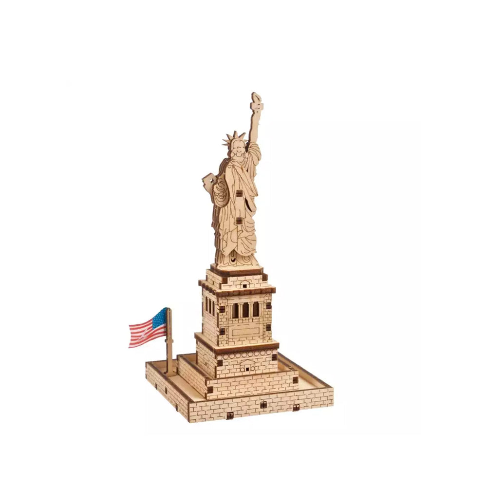 Ukraine Made Ugears Statue Of Liberty 3D Wooden Puzzle Model Kit