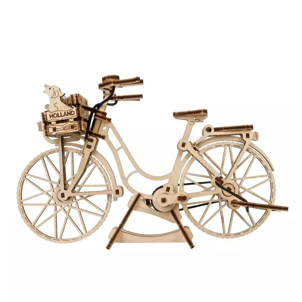 Ukraine Made Ugears Dutch Bicycle 3D Wooden Puzzle DIY Model Kit