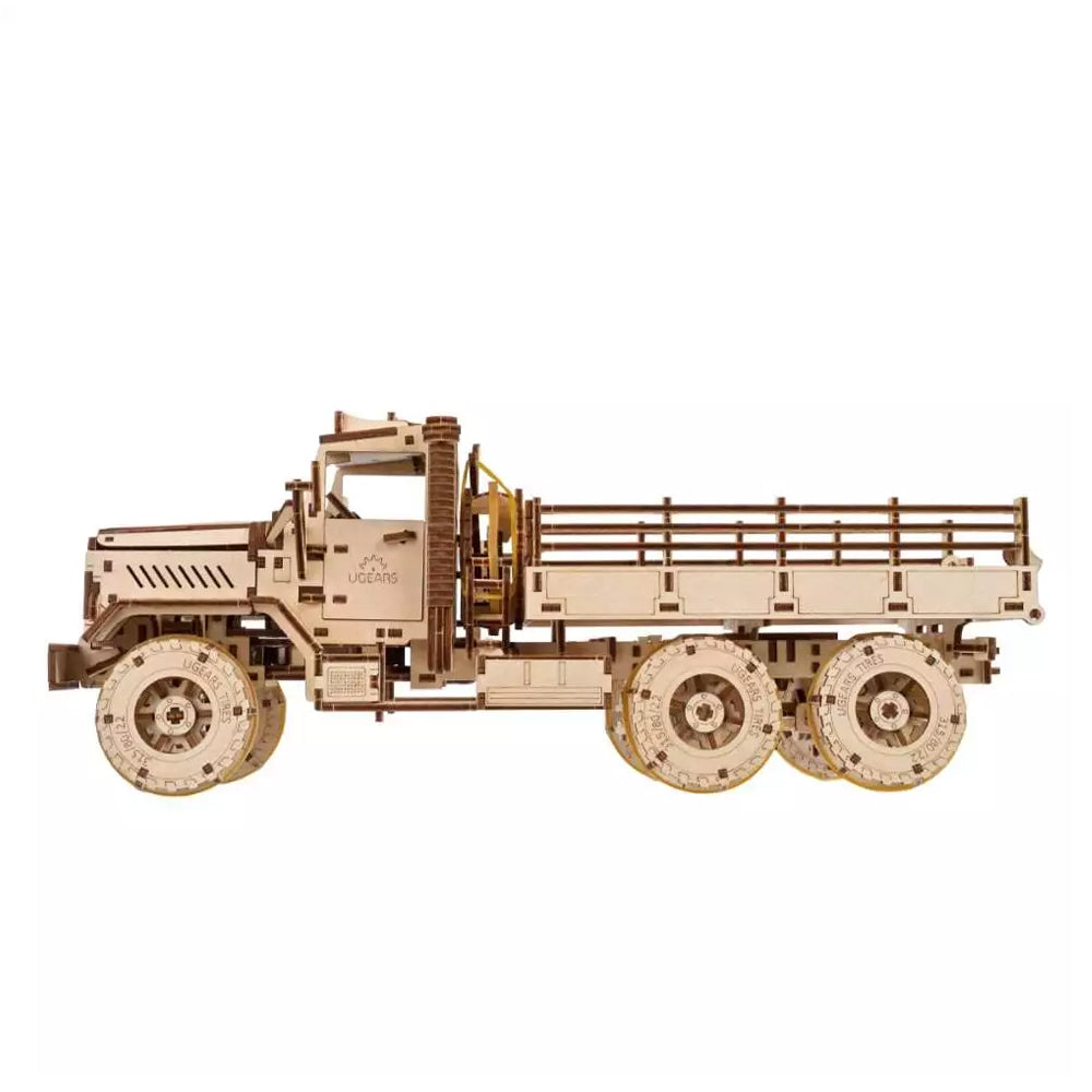 Ukraine Made Ugears Cargo Truck 3D Wooden Mechanical Puzzle Model Kit