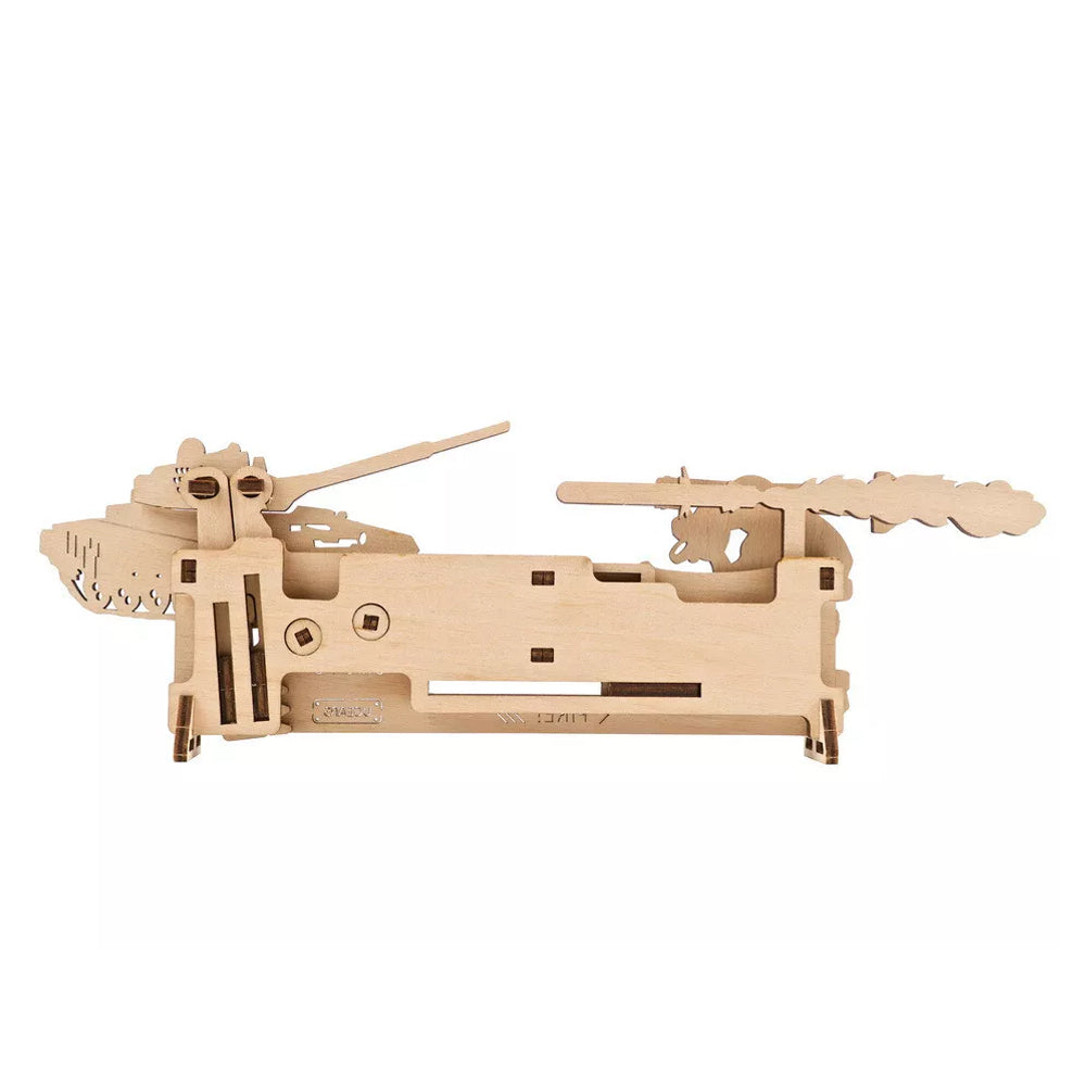 Ukraine Made Ugears Fire And Forget Wooden Mechanical 3D Puzzle DIY Model Kit