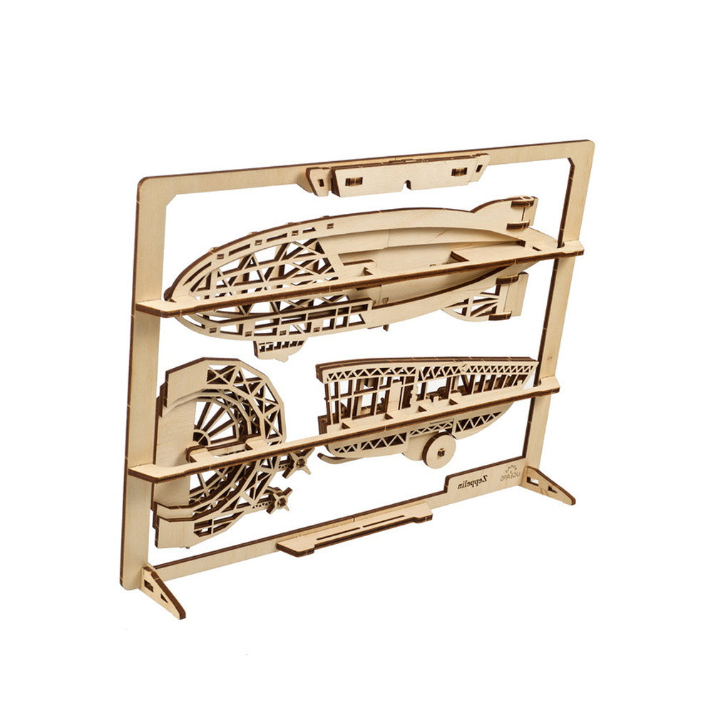 Ukraine Made Ugears Zeppelin 2.5D Puzzle Wooden Mechanical DIY Model Kit
