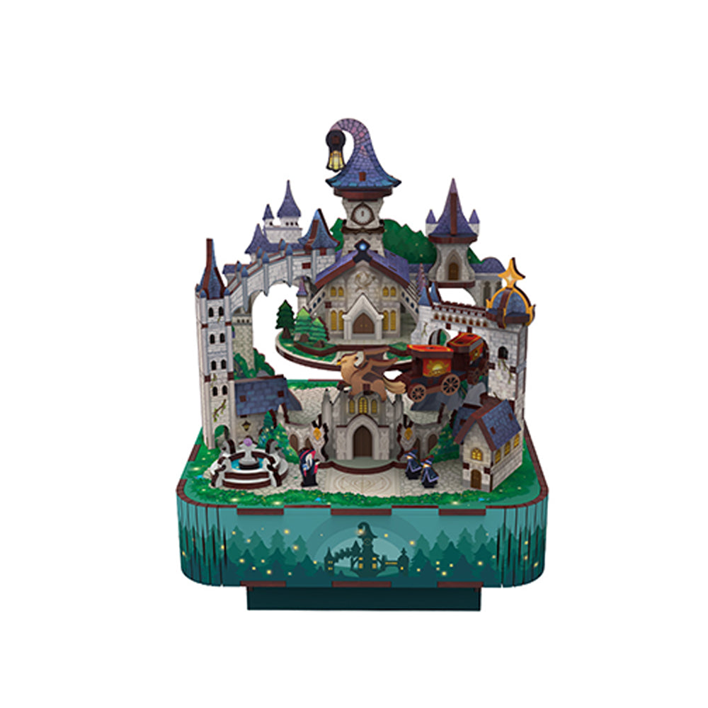 Tonecheer Magical Castle DIY Music Box Harry Potter 3D Puzzle Assembly Kit