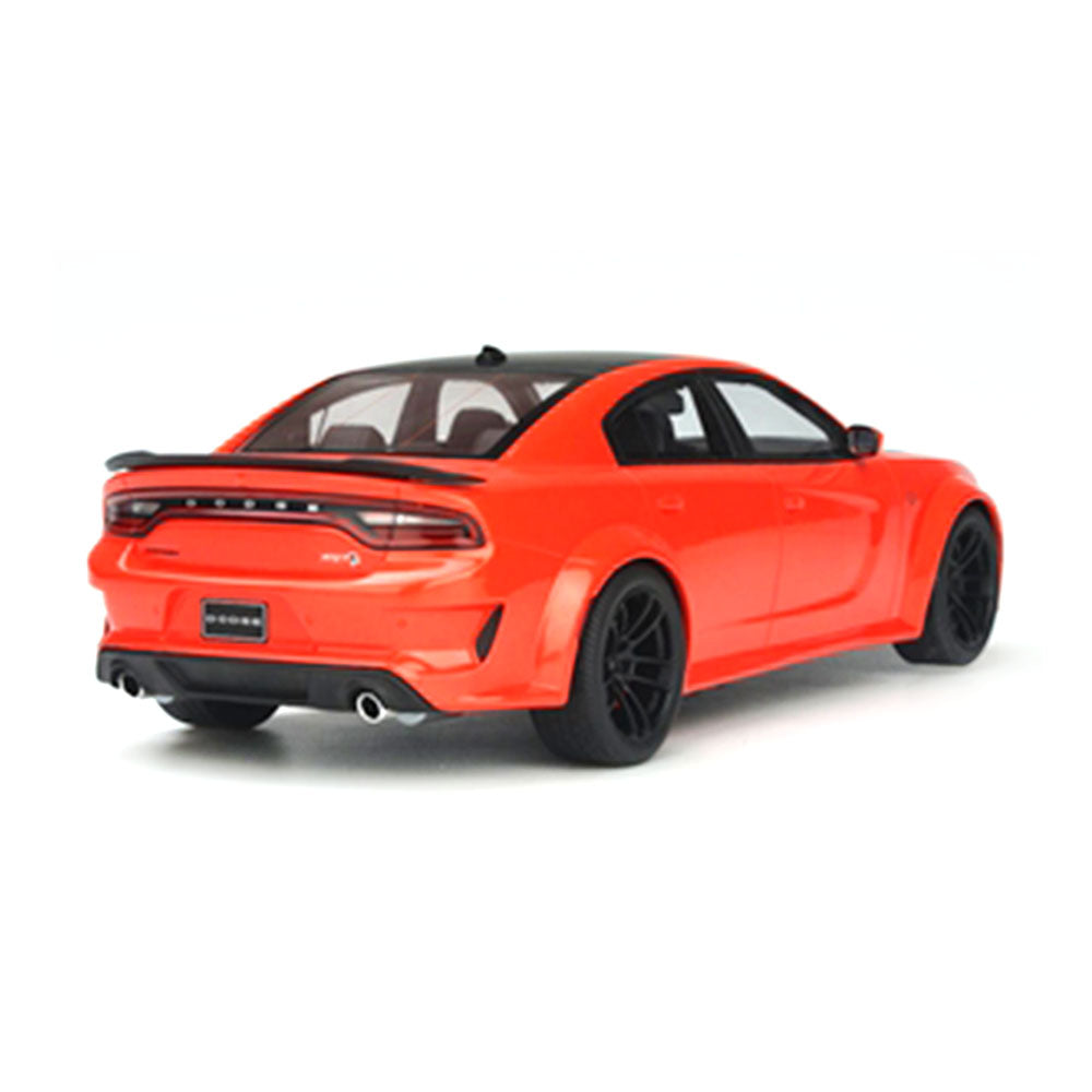 Acme 1:18 Scale Go Mango 2021 Dodge Charger SRT Hellcat Red Eye Model Car Toy