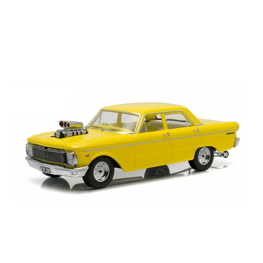 DDA 1:18 Scale 1965 Ford XP Falcon Sedan Drag With Blown Engine Diecast Model
