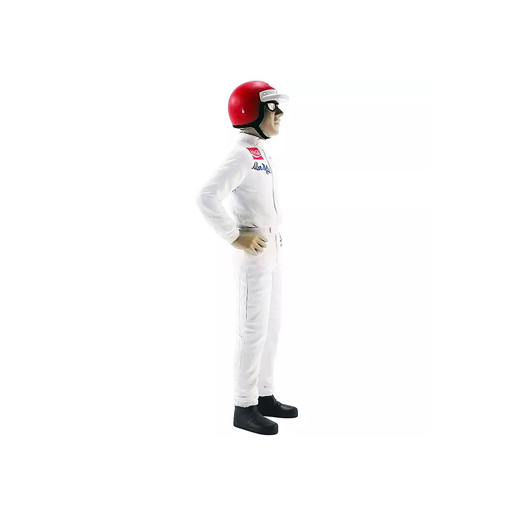 DDA 1:18 Scale Allan Moffat White Driver Figure Diorama Toy Model 1800115