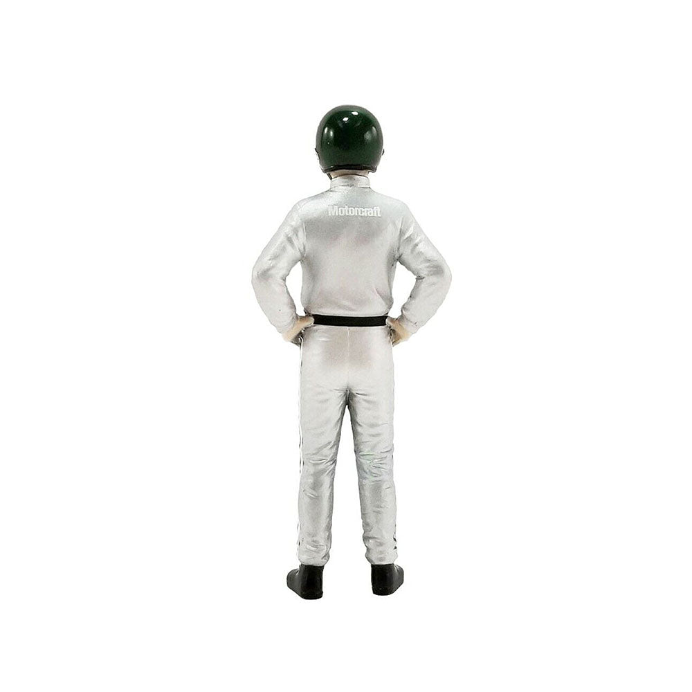 DDA 1:18 Scale Brut Racing Allan Moffat Driver Figure Silver Toy Model 1800120