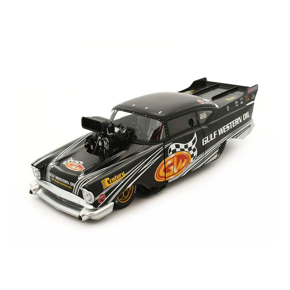 DDA 1:18 Scale Victor Bray 1957 Chevrolet Gulf Western Oil Diecast Model Car