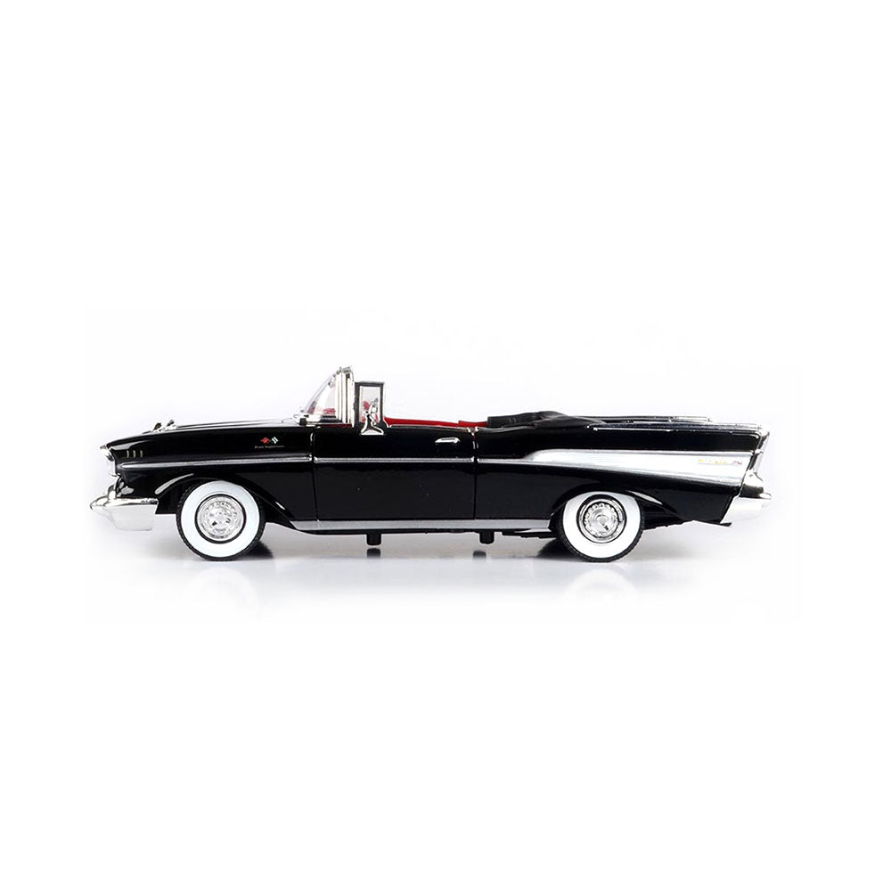Motor Max 1:18 Scale 1957 Chevy Bel Air Dr No James Bond Black Diecast Car Model