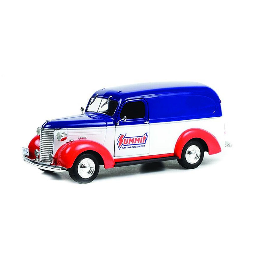 Greenlight 1:24 Summit Racing Equipment 1939 Chevrolet Panel Truck Diecast Model