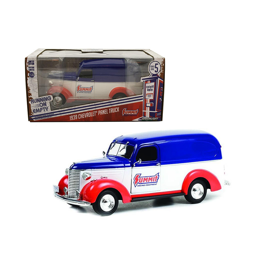 Greenlight 1:24 Summit Racing Equipment 1939 Chevrolet Panel Truck Diecast Model